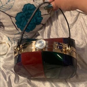 Multicolored purse